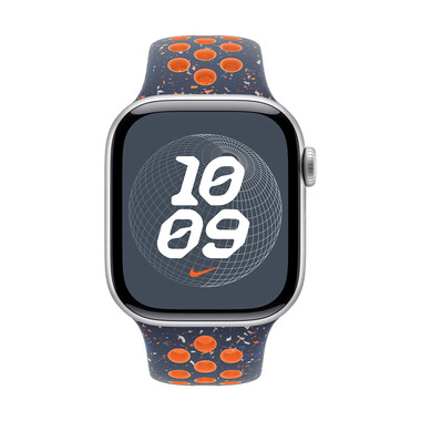 Apple Watch 42mm Nike Sportarmband, blue flame - M/L