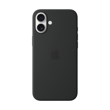 Apple iPhone 16 Plus Silikon Case mit MagSafe, schwarz