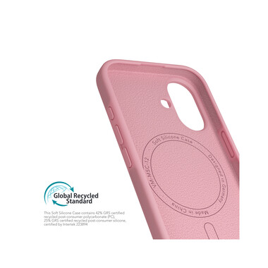 Vonmählen Silikon-Case für iPhone 16, rosa