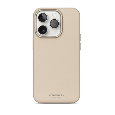 Vonmählen Kunstleder-Case für iPhone 16 Pro Max, beige