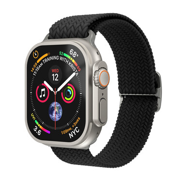 Vonmählen Woven-Armband für Apple Watch 38/40/41 mm, schwarz