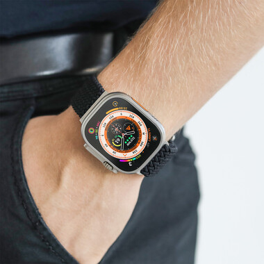 Vonmählen Woven-Armband für Apple Watch 38/40/41 mm, schwarz