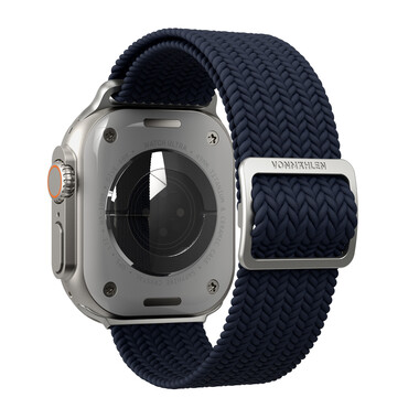 Vonmählen Woven-Armband für Apple Watch 42/44/45/49 mm, dunkelblau