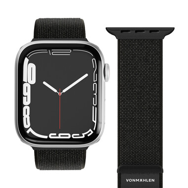 Vonmählen Sport-Armband 2 für Apple Watch 42/44/45/49 mm, schwarz