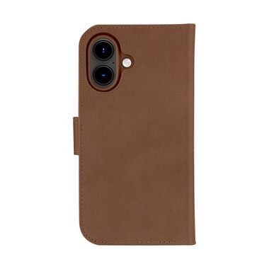 dbramante Lynge 2in1 Leder-Case mit MagSafe für iPhone 16, braun