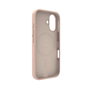 dbramante Monaco Silikoncase mit MagSafe für iPhone 16, pink