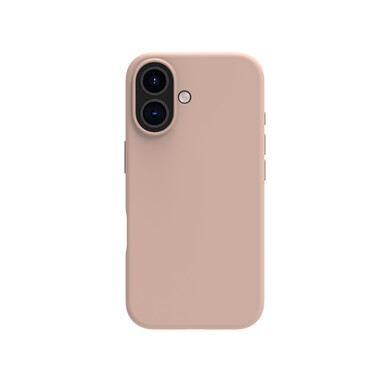 dbramante Monaco Silikoncase mit MagSafe für iPhone 16, pink