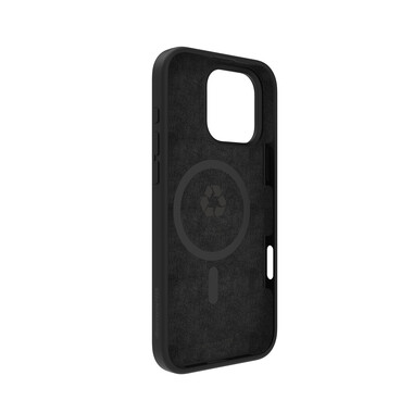 dbramante Monaco Silikoncase mit MagSafe für iPhone 16 Pro Max, schwarz