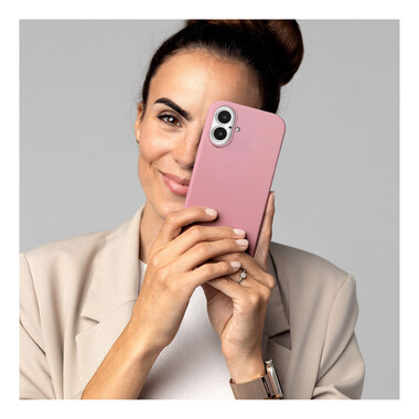 Vonmählen Silikon-Case für iPhone 16 Plus, rosa