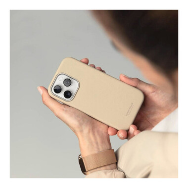 Vonmählen Kunstleder-Case für iPhone 16 Pro Max, beige