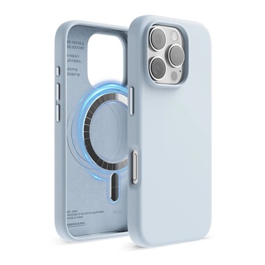 Elago MAGNETIC SILICONE CASE Light Blue iPhone 16