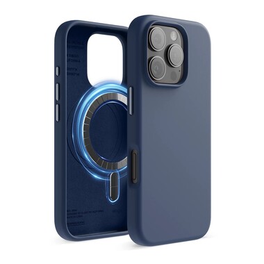 Elago MAGNETIC SILICONE CASE Jean Indigo iPhone 16 Pro