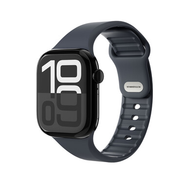 Vonmählen Classic 2 Silikonarmband für Apple Watch (38 / 40 / 41 mm), dunkelblau