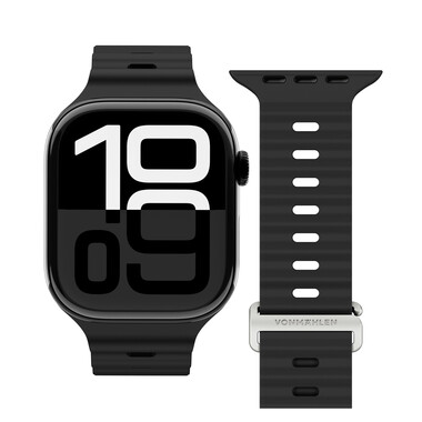 Vonmählen Wave-Armband 2 für Apple Watch 38/40/41 mm, schwarz