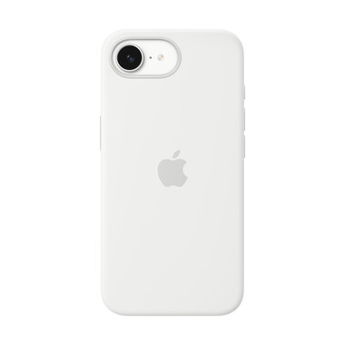 Apple iPhone 16e Silikon Case, weiss