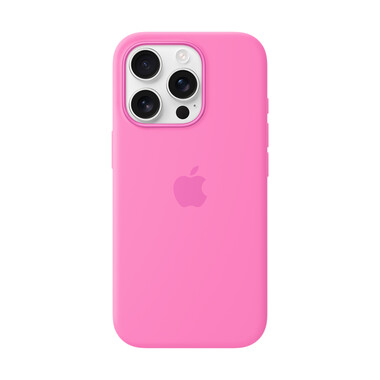 Apple iPhone 16 Pro Silikon Case mit MagSafe, pfingstrose