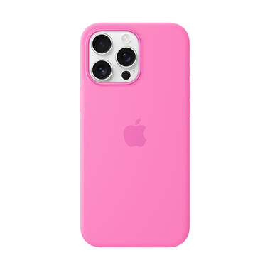 Apple iPhone 16 Pro Max Silikon Case mit MagSafe, pfingstrose